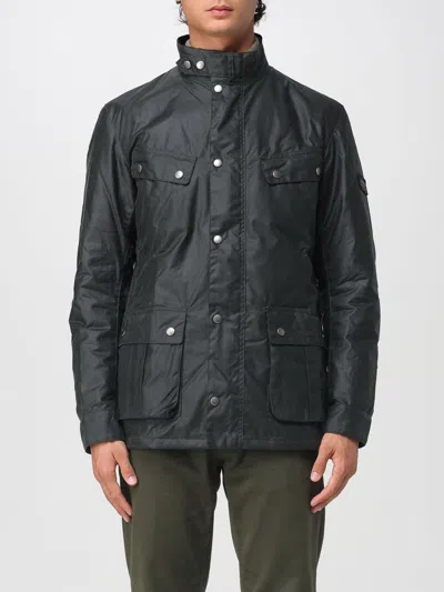 Barbour Duke Jacket In Waxed Cotton In Green