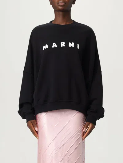 Marni Knitwear Crew Neck Long Sleeves In Black