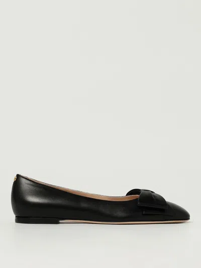 Valentino Bowow Ballerina Flats In Black