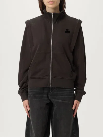 Isabel Marant Étoile Marant Etoile Women Organic Cotton Blend Sweatshirt In Brown