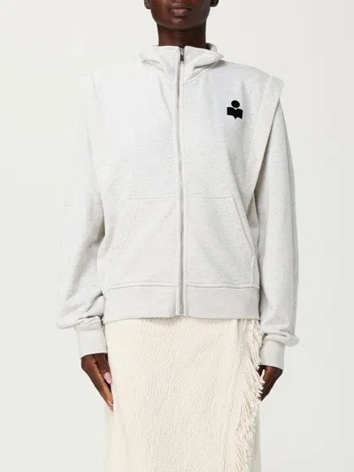 Isabel Marant Étoile Sweatshirt Isabel Marant Etoile Woman Color Beige In White