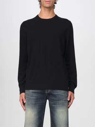 Alexander Mcqueen Ribbed Cotton Crew-neck Sweater In Black