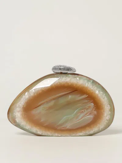 Benedetta Bruzziches Armonia Clutch Bag In Green