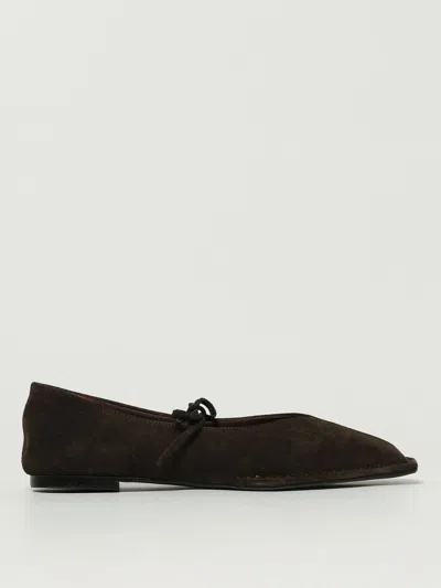 Alohas Sway Suede Ballet Flats In Black