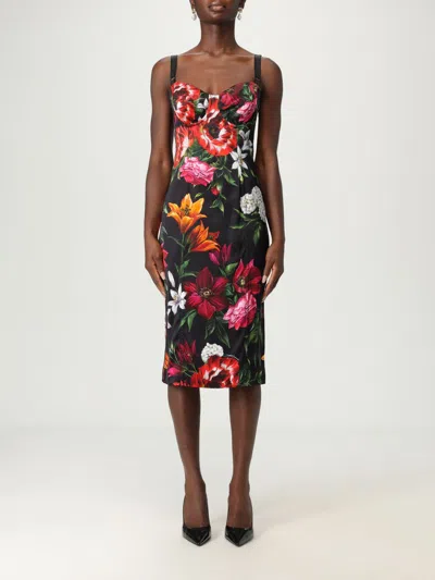 Dolce & Gabbana Midi Dress In Multi
