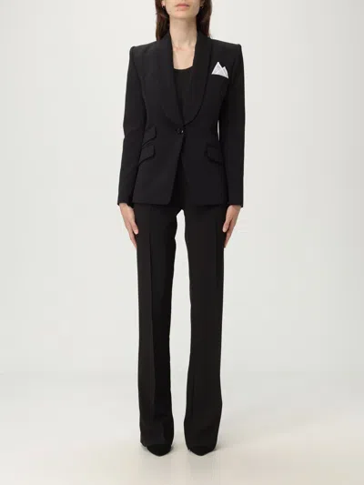 Elisabetta Franchi Knee Length Suit Flare Pants In Black