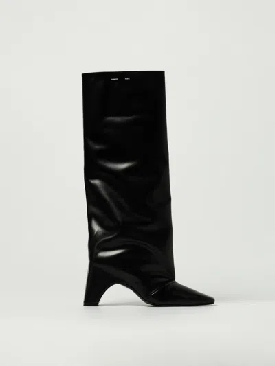 Coperni Black Rubber Boots In Black