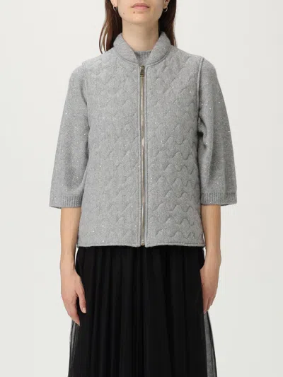 Fabiana Filippi Waistcoat  Woman Color Grey In Gray