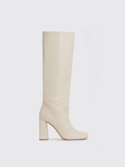 Fabiana Filippi Block-heel Leather Boots In Yellow