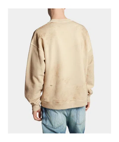 Dsquared2 Brothers Body Shop Patch Distressed Sweatshirt In Neutral