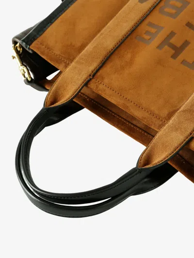 Marc Jacobs The Suede Medium Tote Bag Copper In Brown