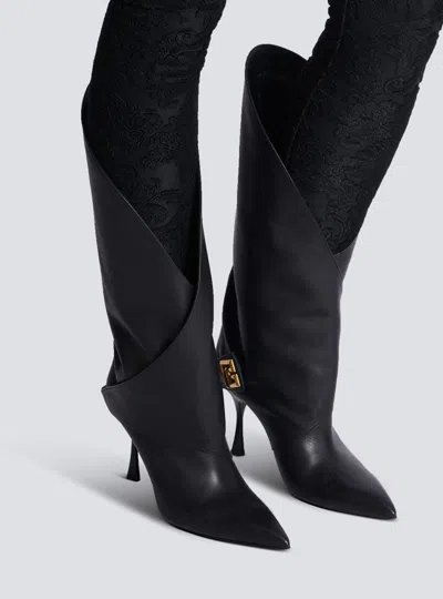 Balmain 'twist' Boots In Black