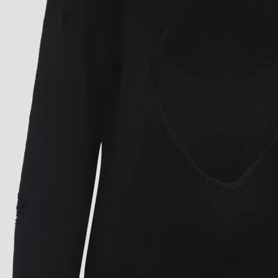 Moschino Couture Black Wool Sweatshirt In Black
