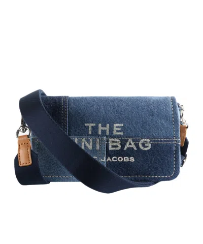 Marc Jacobs Mini Bags With Adjustable Strap And Stitching In Blue