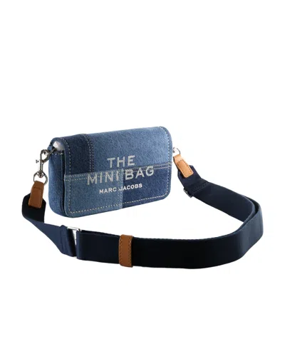 Marc Jacobs Mini Bags With Adjustable Strap And Stitching In Blue