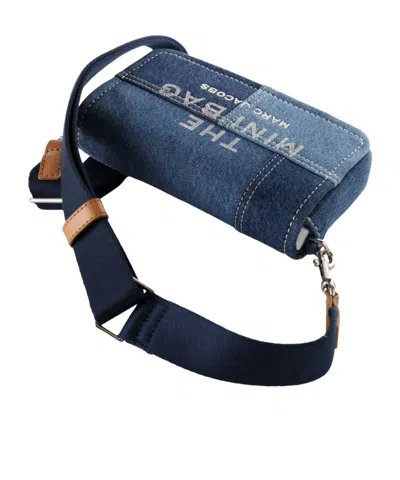 Marc Jacobs Mini Bags With Adjustable Strap And Stitching In Blue