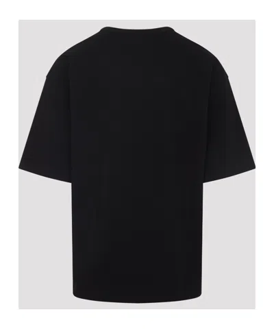 Lemaire Boxy Short Sleeves T-shirt Men In Black