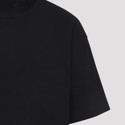 Lemaire Boxy Short Sleeves T-shirt Men In Black