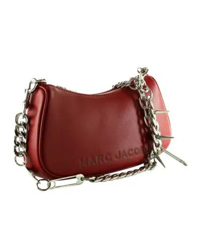 Marc Jacobs The Star Charm Leather Shoulder Bag In Red