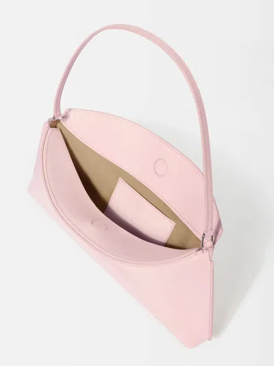 Jacquemus Le Calisso Pink Shoulder Bag With Engraved Snap Button In Leather In Pink
