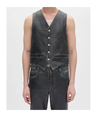 Ann Demeulemeester Albien Classic Waistcoat In Black