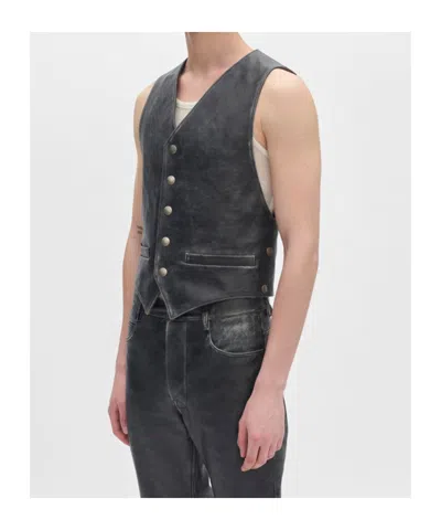 Ann Demeulemeester Albien Classic Waistcoat In Black
