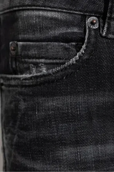 Dsquared2 Belt Loop Jeans In Black