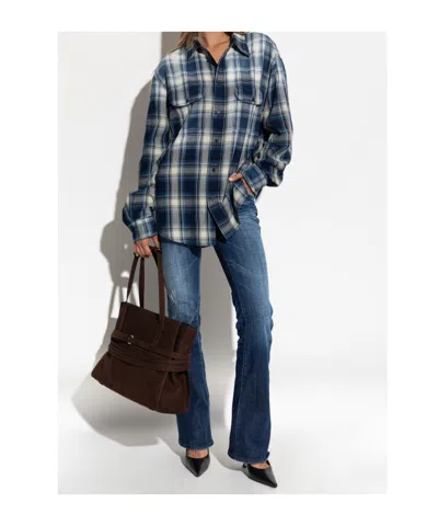 Dsquared2 Distressed Flared Jeans In Blue