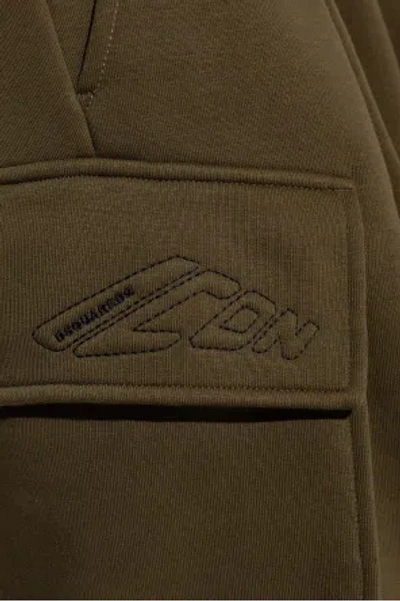 Dsquared2 Drawstring Sweatpants In Green