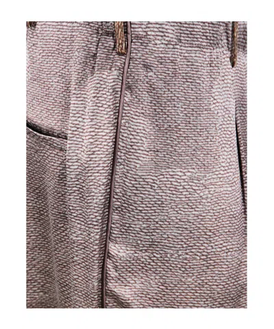 Pierre-louis Mascia Landscape-print Drawstring Trousers In Multi