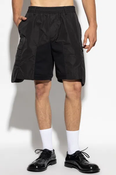Dsquared2 Panelled Pocket Shorts In Black