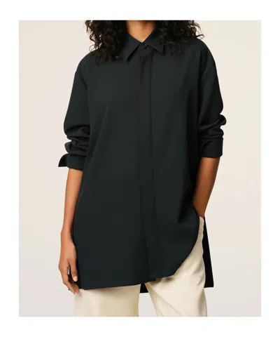 Ami Alexandre Mattiussi Ami Paris Women Wool Shirt In Black