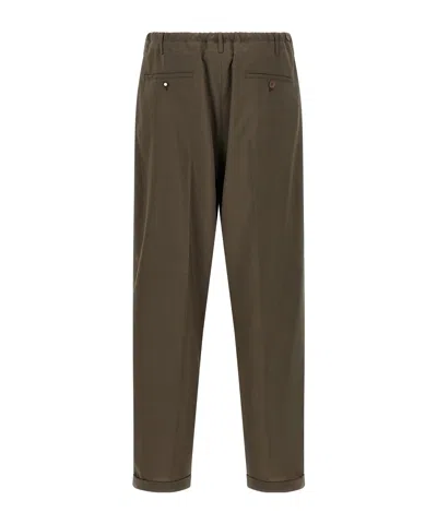 Magliano Tailored Trousers With Pleats And Pockets In Brown