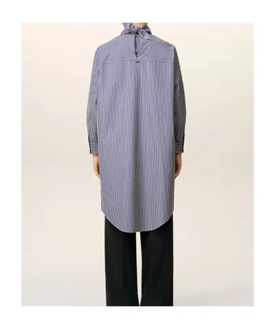 Ami Alexandre Mattiussi Ami 'bandana Blouse' Shirt In Blue