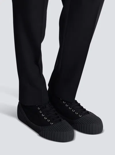Balmain Riff Sneakers In Black
