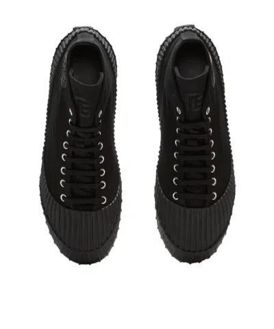 Balmain Riff Sneakers In Black