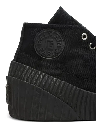 Balmain Riff Sneakers In Black