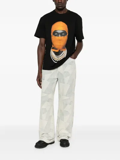 Ih Nom Uh Nit Mask-print T-shirt In Black