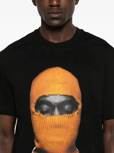 Ih Nom Uh Nit Mask-print T-shirt In Black