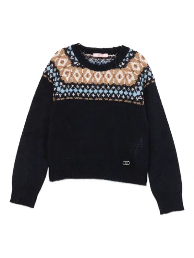 Liu •jo Sweater Liu Jo Kids Color Multicolor In Black