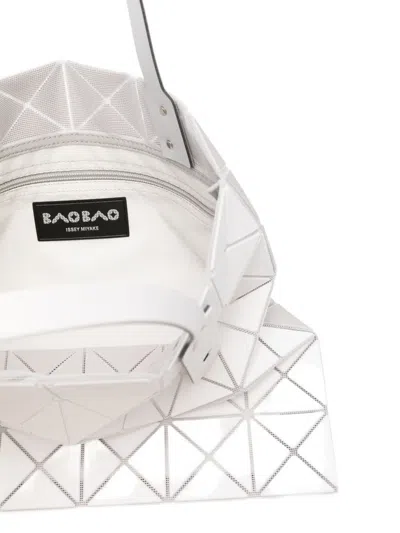 Bao Bao Issey Miyake Prism Plus Geometric Pattern Shopper Bag In White