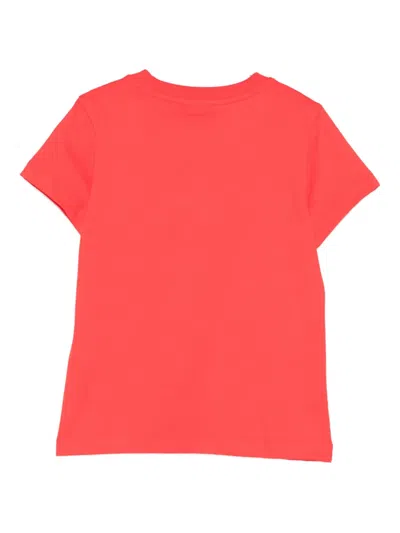 Moschino Print T-shirt In Red