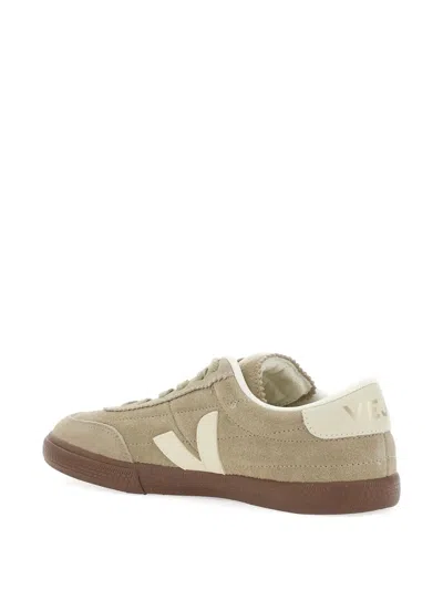 Veja Paneka Suede Sneakers Taupe Pierre Bark In Nude