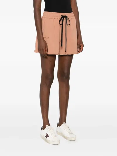 Hamza Drawstring Elastic-waist Shorts In Brown