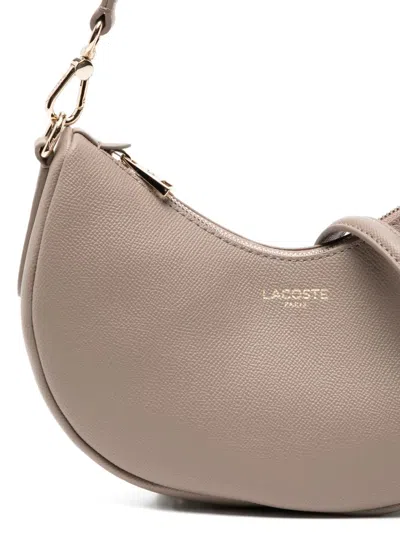 Lacoste Small Champs-élysées Shoulder Bag In Neutral