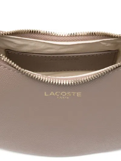 Lacoste Small Champs-élysées Shoulder Bag In Neutral