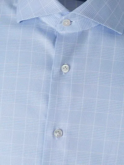 Atelier Munro Plain Dress Shirt In Blue
