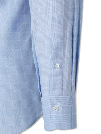 Atelier Munro Plain Dress Shirt In Blue