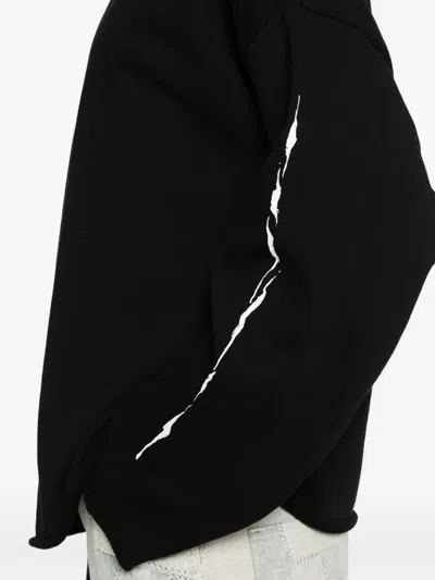 44 Label Group Sweatshirt In Black Cotton In Black