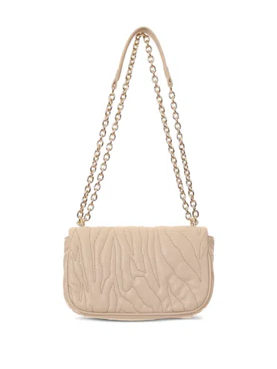 Just Cavalli Quilted Chain-strap Shoulder Bag In Neutral